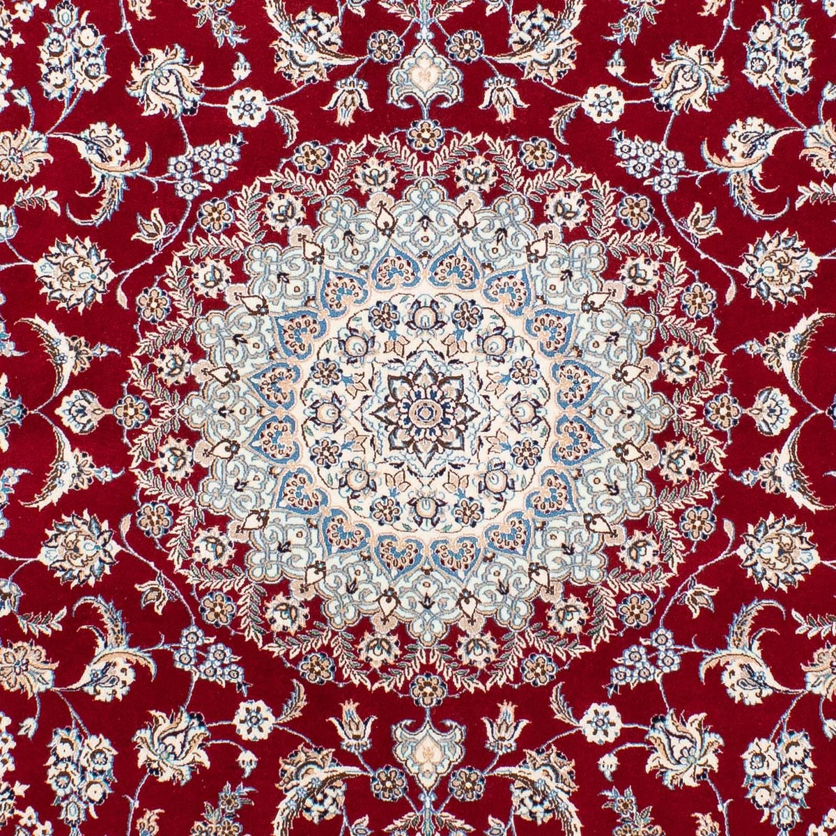 Tappeto Persero - Nain - Premio - 199 x 157 cm - rosso scuro