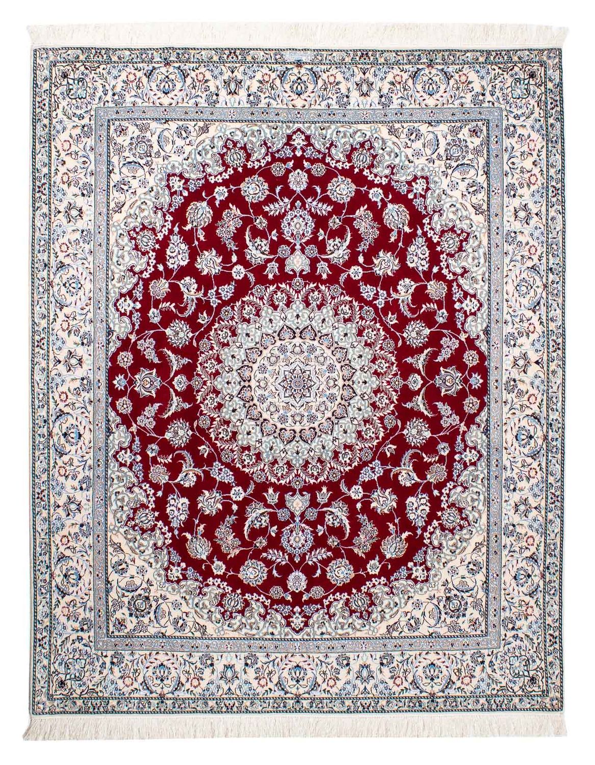Tappeto Persero - Nain - Premio - 196 x 158 cm - rosso scuro