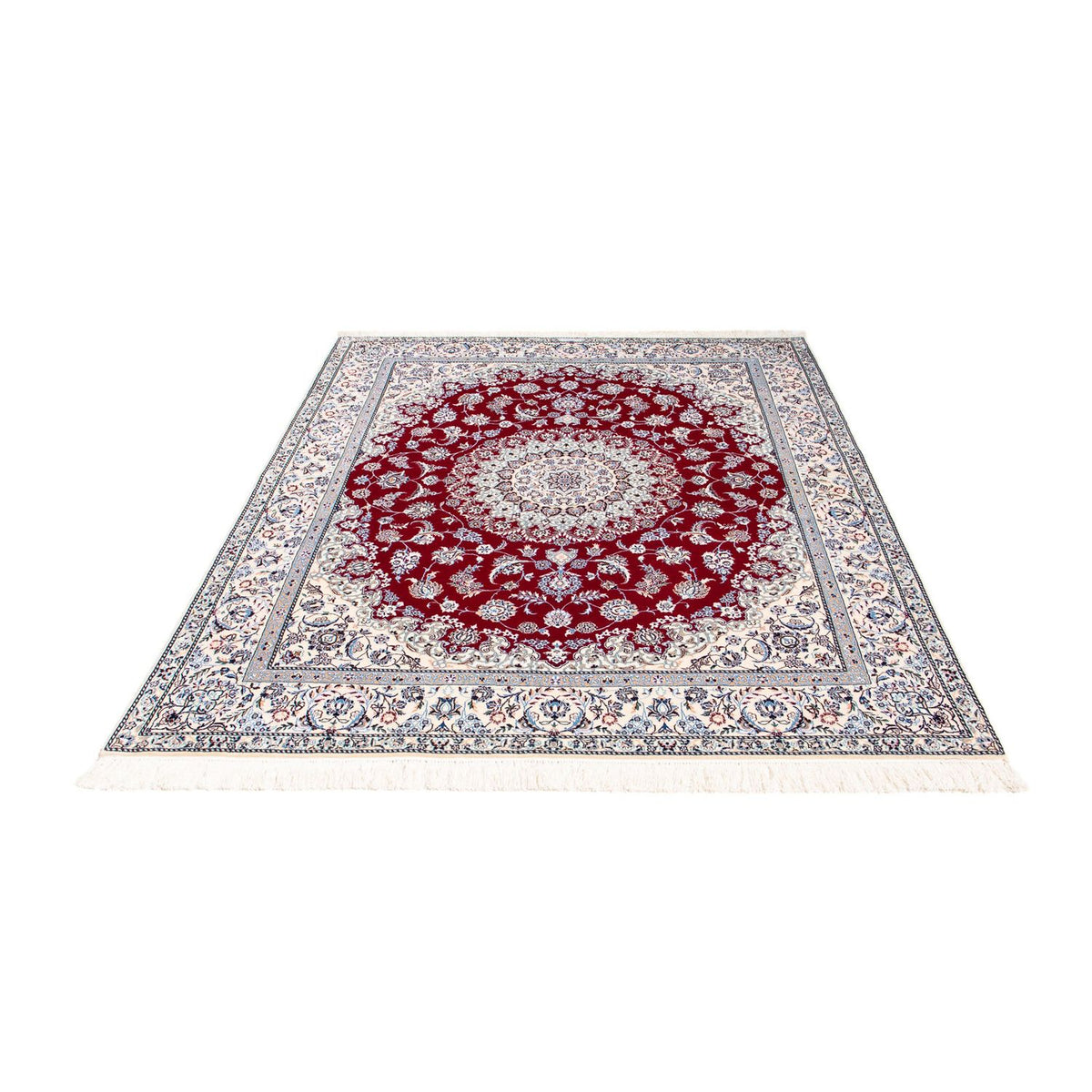 Tappeto Persero - Nain - Premio - 196 x 158 cm - rosso scuro