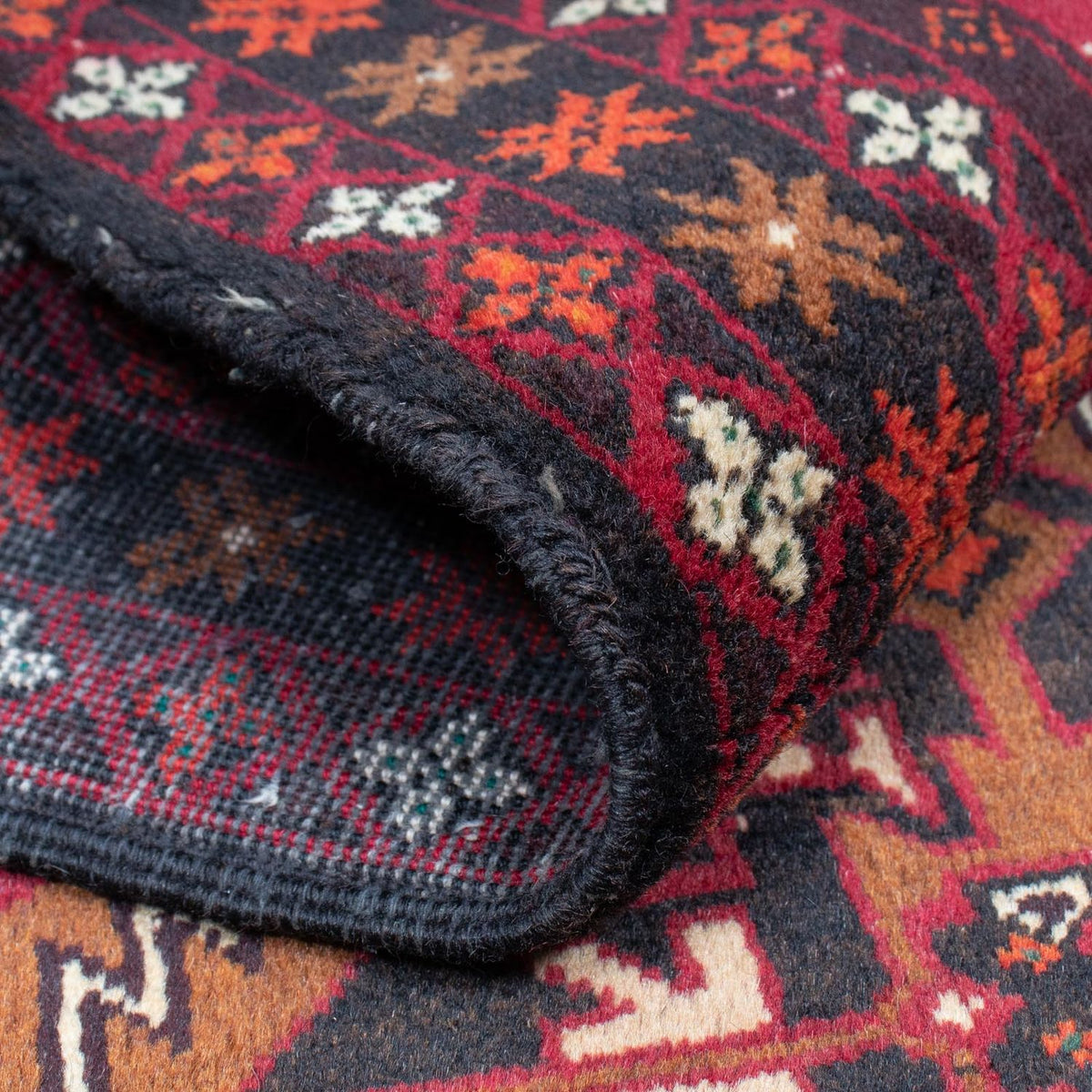 Tappeto Belutsch - 163 x 85 cm - rosso scuro