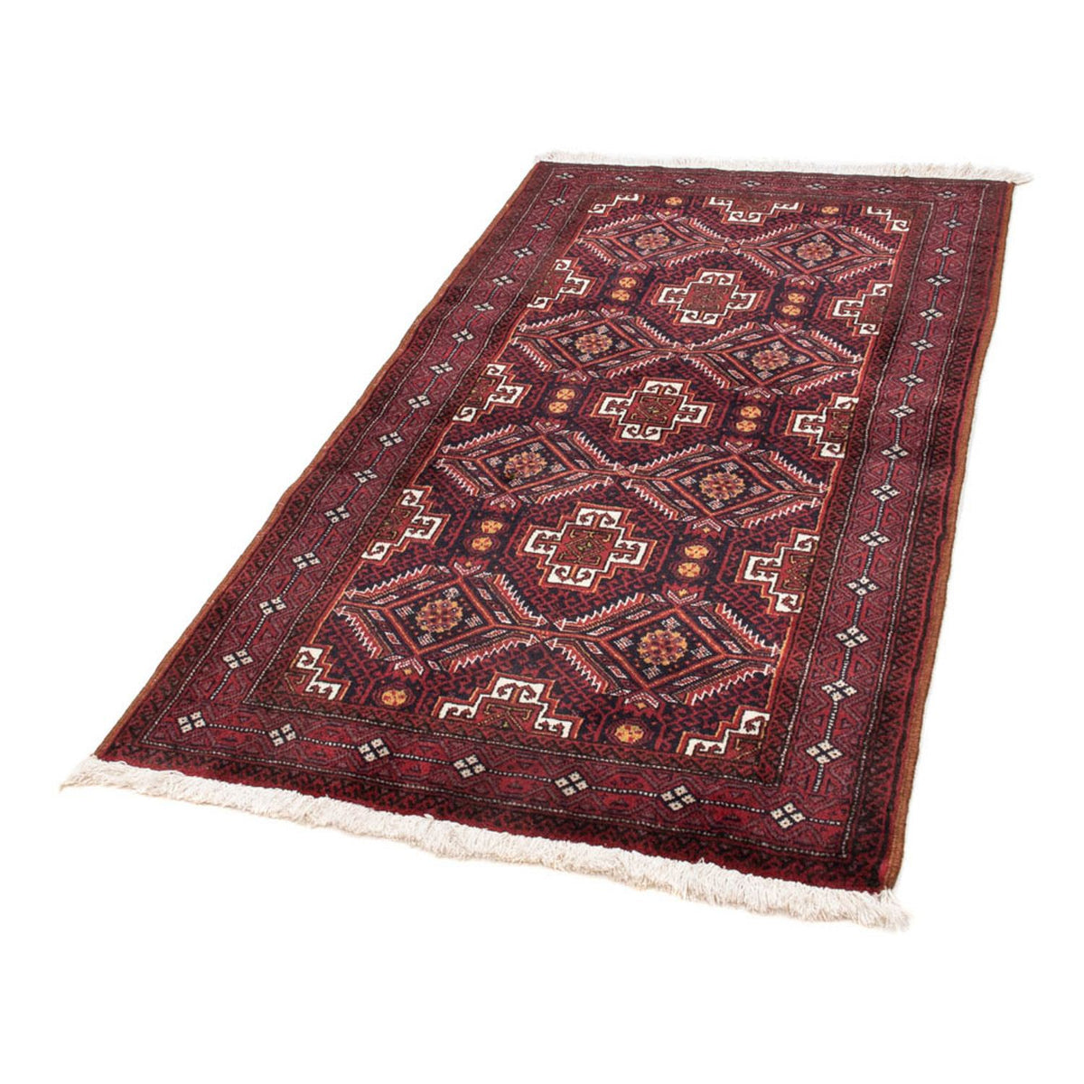 Tappeto Belutsch - 152 x 81 cm - rosso scuro