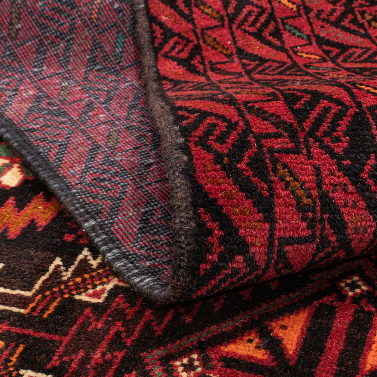 Tappeto corsia Tappeto Belutsch - 196 x 106 cm - rosso