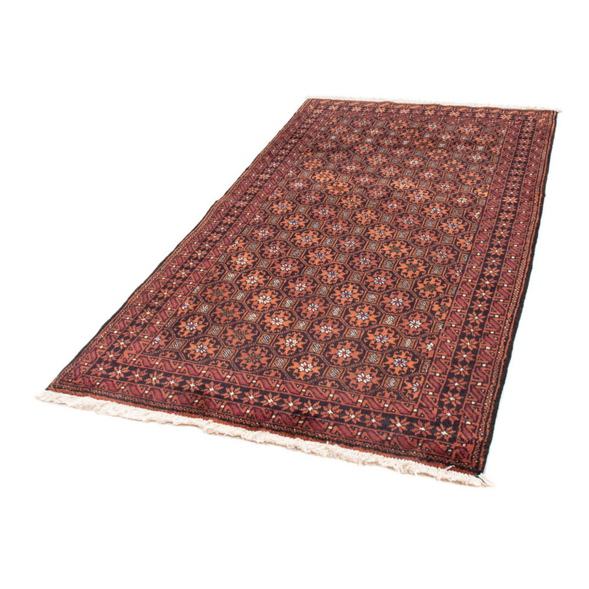 Tappeto corsia Tappeto Belutsch - 183 x 101 cm - ruggine