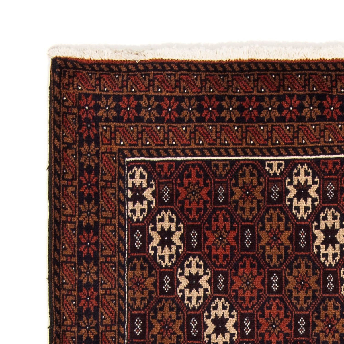 Tappeto corsia Tappeto Belutsch - 186 x 102 cm - rosso scuro