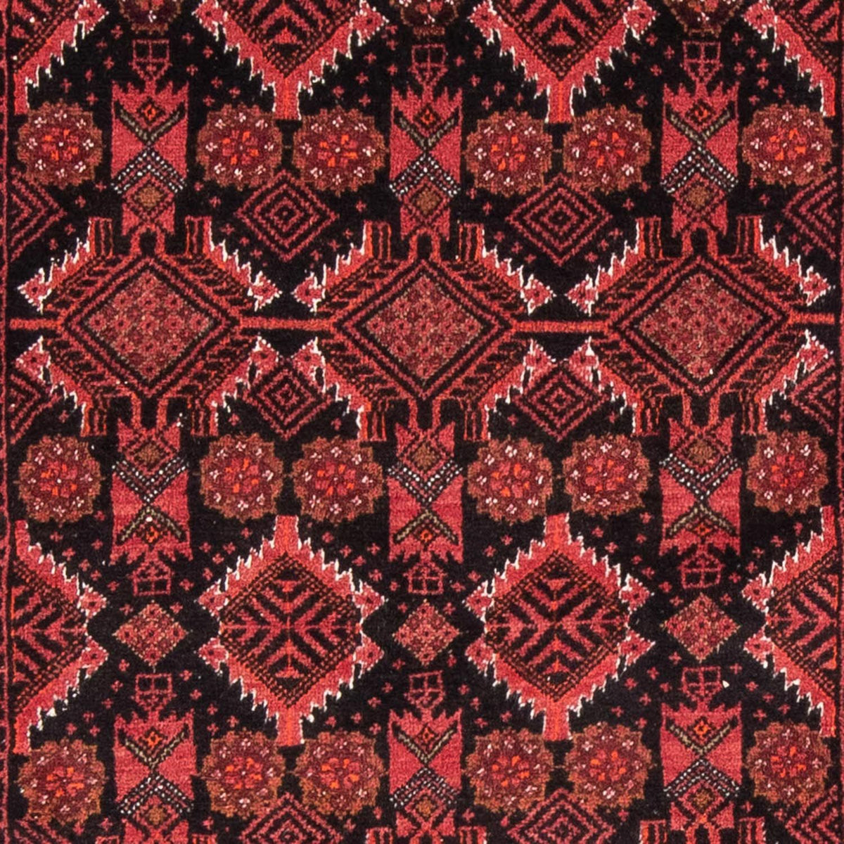 Tappeto corsia Tappeto Belutsch - 187 x 99 cm - rosso