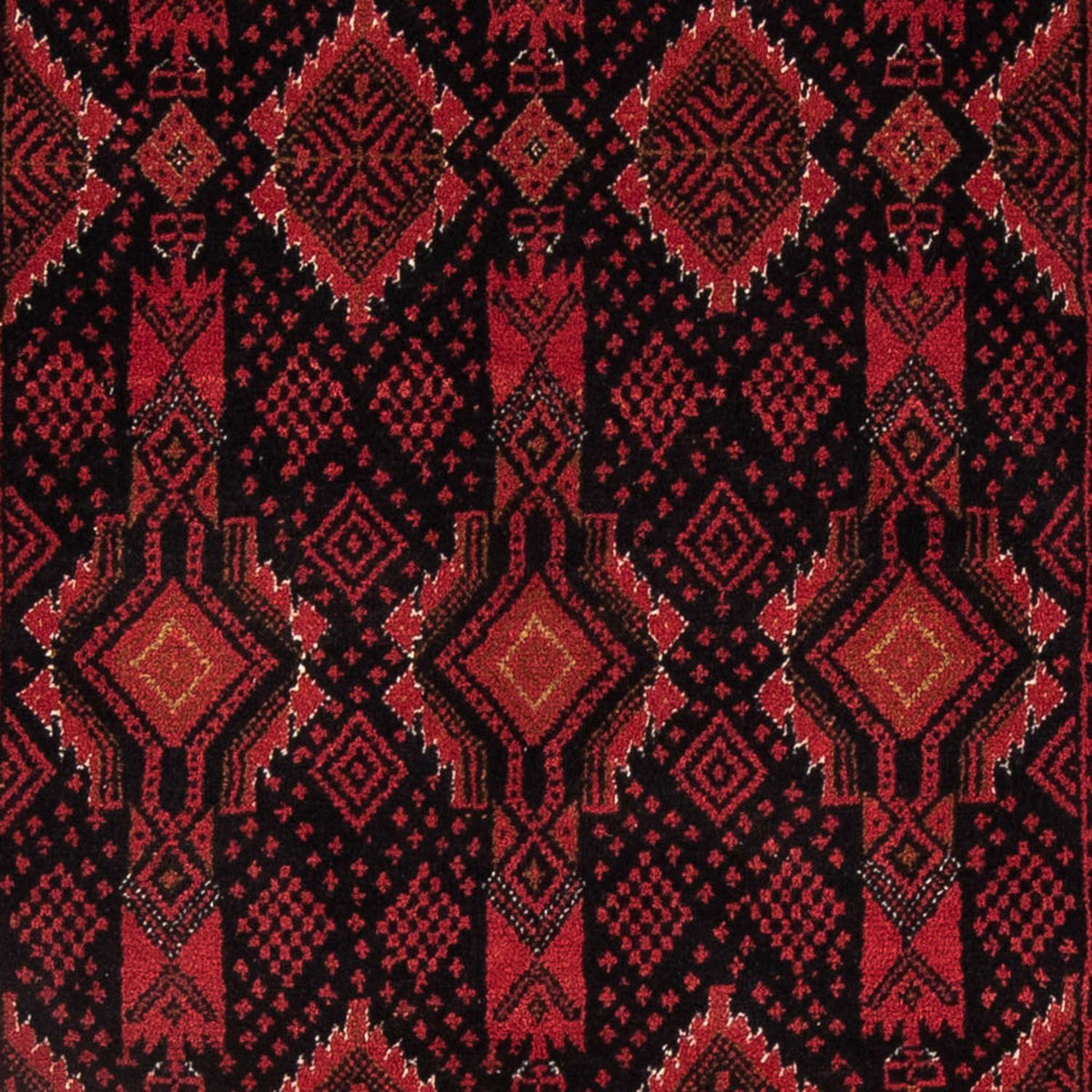 Tappeto corsia Tappeto Belutsch - 182 x 102 cm - rosso scuro