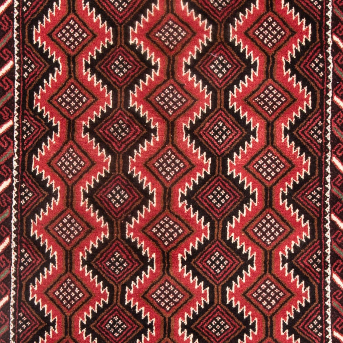 Tappeto corsia Tappeto Belutsch - 199 x 107 cm - rosso