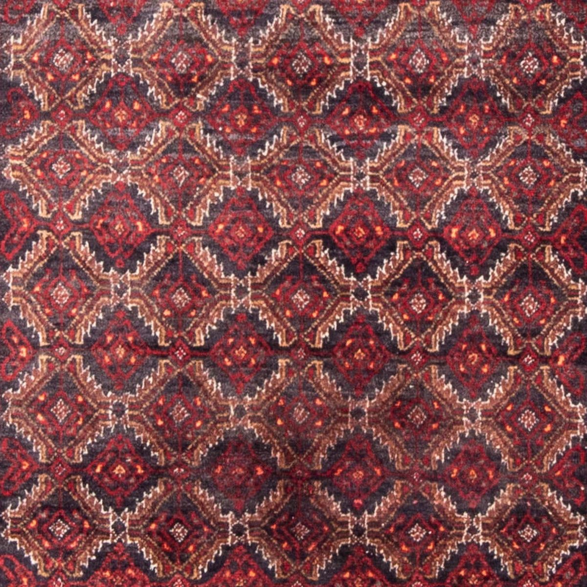 Tappeto corsia Tappeto Belutsch - 206 x 107 cm - rosso