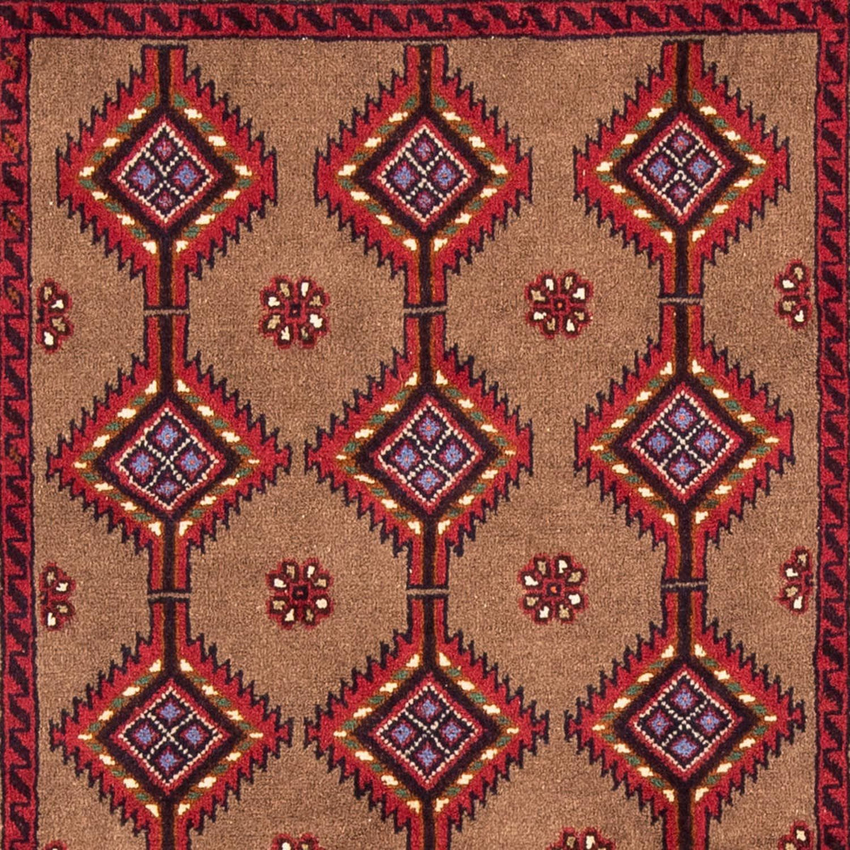 Tappeto corsia Tappeto Belutsch - 179 x 101 cm - rosso
