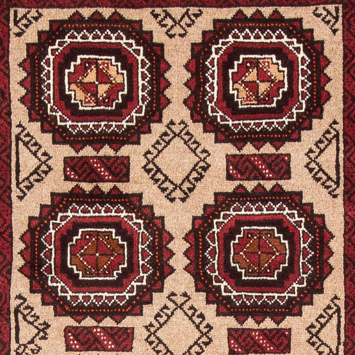 Tappeto corsia Tappeto Belutsch - 195 x 104 cm - beige