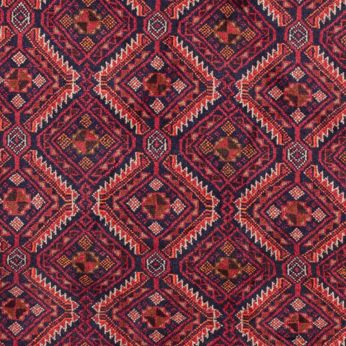 Tappeto corsia Tappeto Belutsch - 174 x 99 cm - rosso scuro