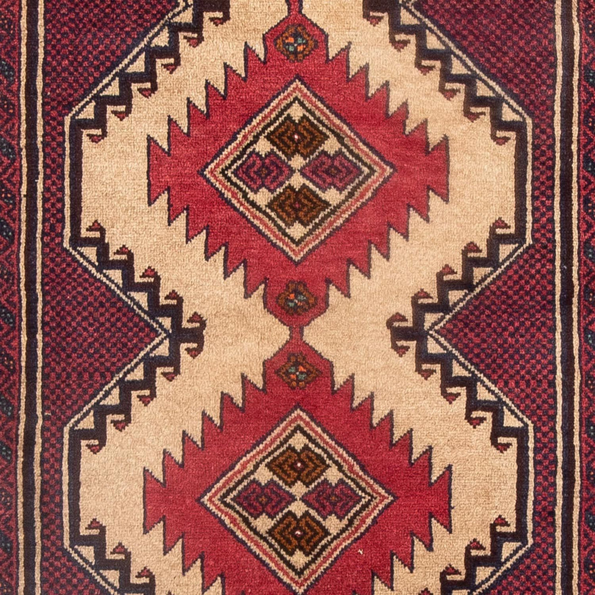Tappeto corsia Tappeto Belutsch - 205 x 103 cm - beige