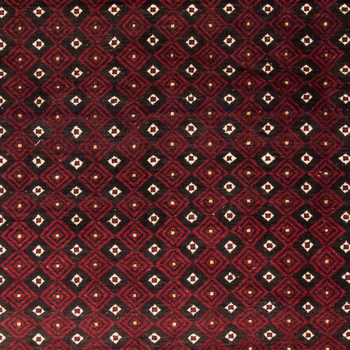 Tappeto corsia Tappeto Belutsch - 210 x 114 cm - rosso scuro