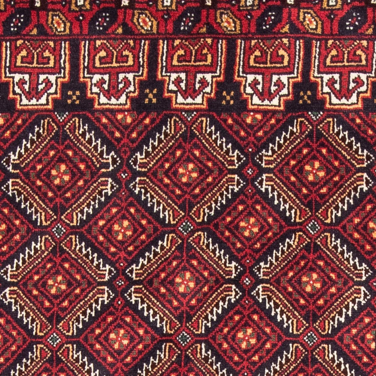 Tappeto corsia Tappeto Belutsch - 193 x 103 cm - rosso