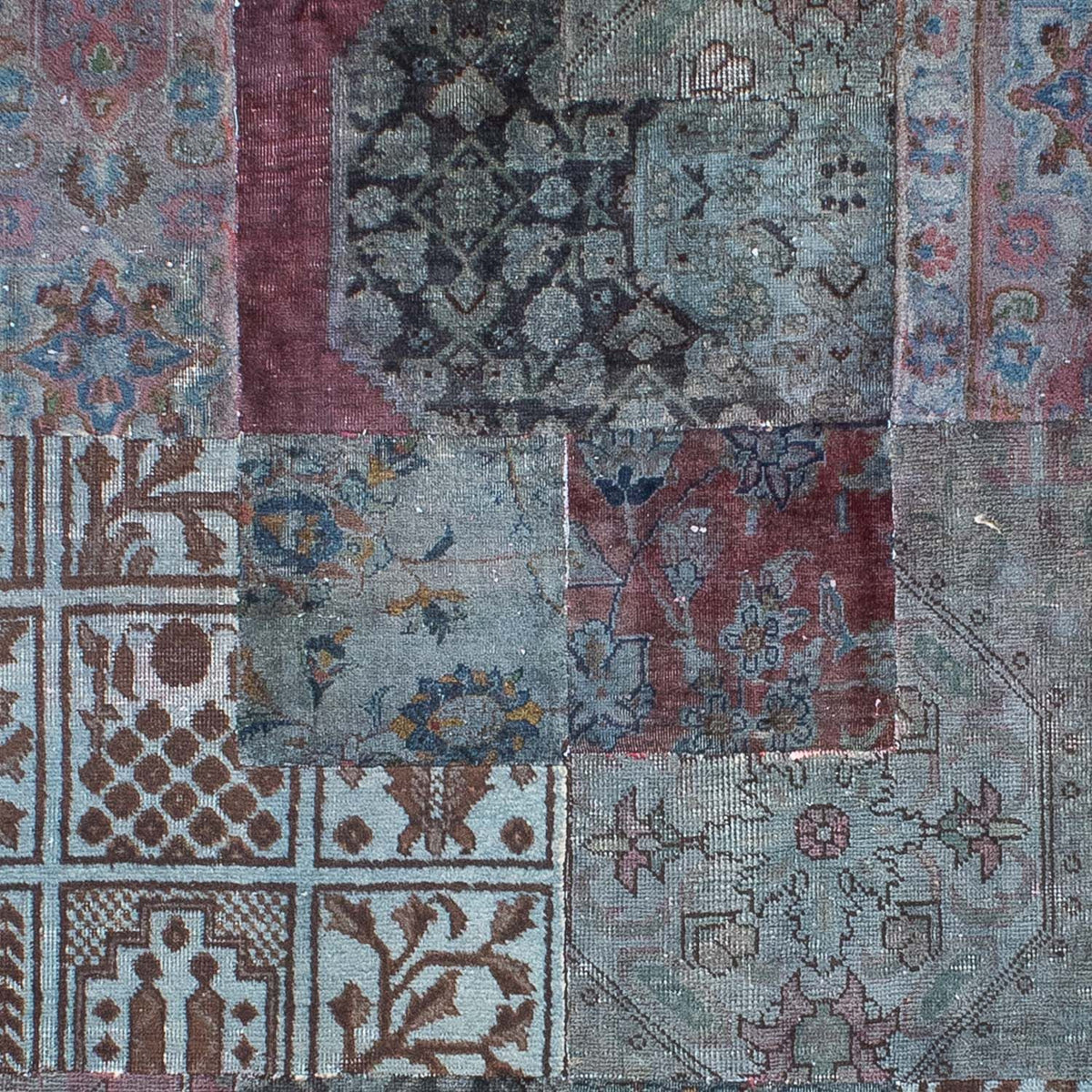 Tappeto Patchwork - 291 x 194 cm - blu