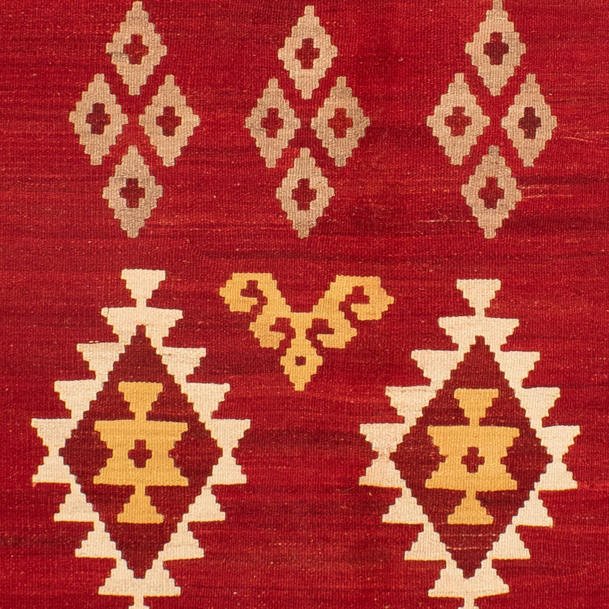 Tappeto Kelim - Orientale - 252 x 178 cm - rosso scuro