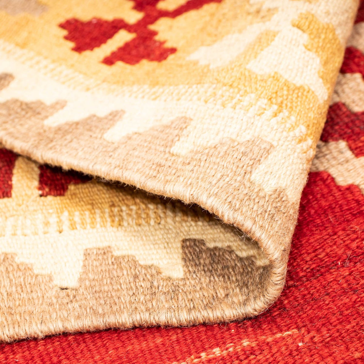 Tappeto Kelim - Orientale - 252 x 178 cm - rosso scuro