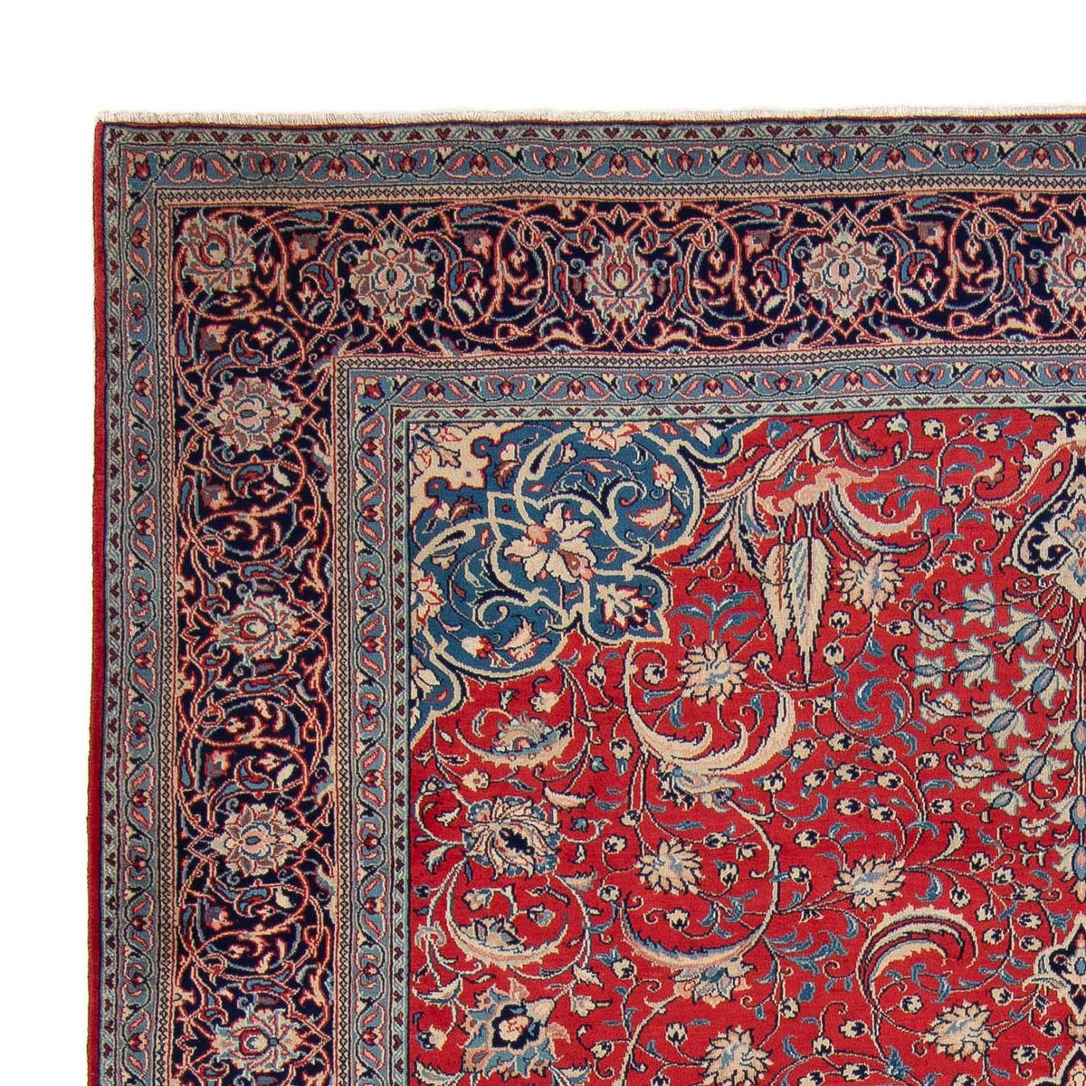 Tappeto Patchwork - 355 x 270 cm - rosso chiaro