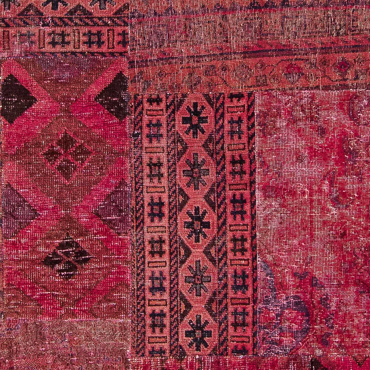 Tappeto Patchwork - 241 x 151 cm - multicolore