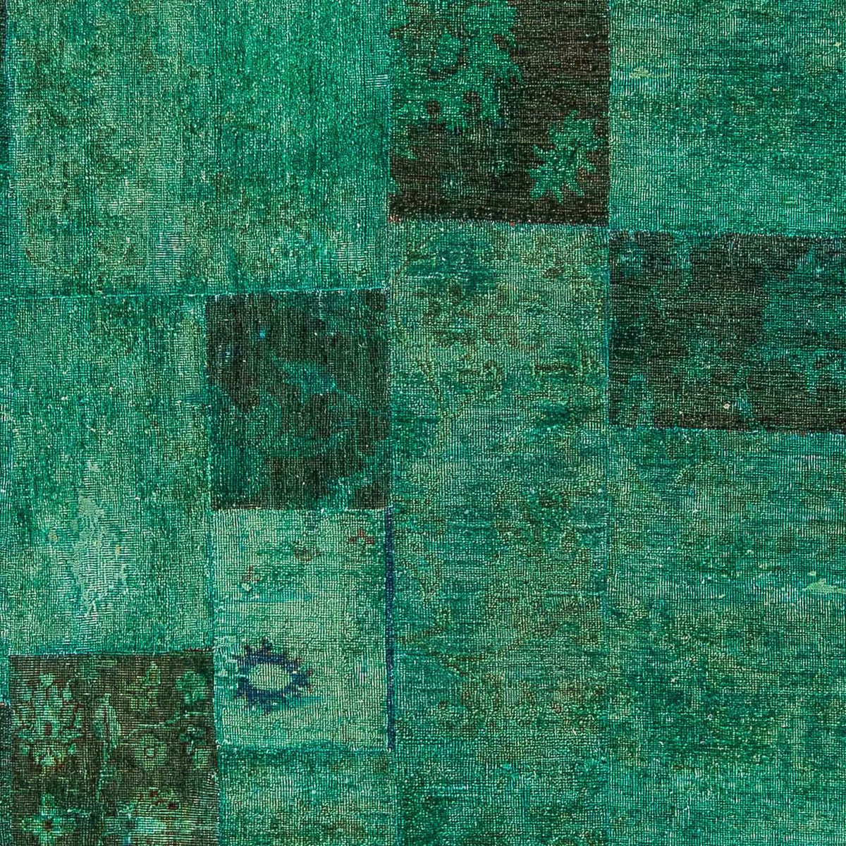 Tappeto Patchwork - 237 x 156 cm - verde