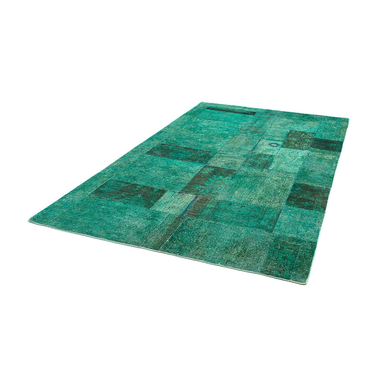 Tappeto Patchwork - 237 x 156 cm - verde