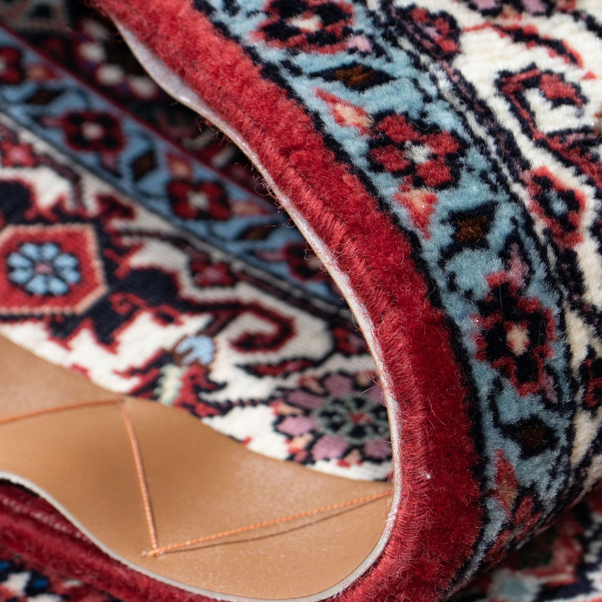 Tappeto corsia Tappeto Persero - Bidjar - 200 x 75 cm - rosso chiaro