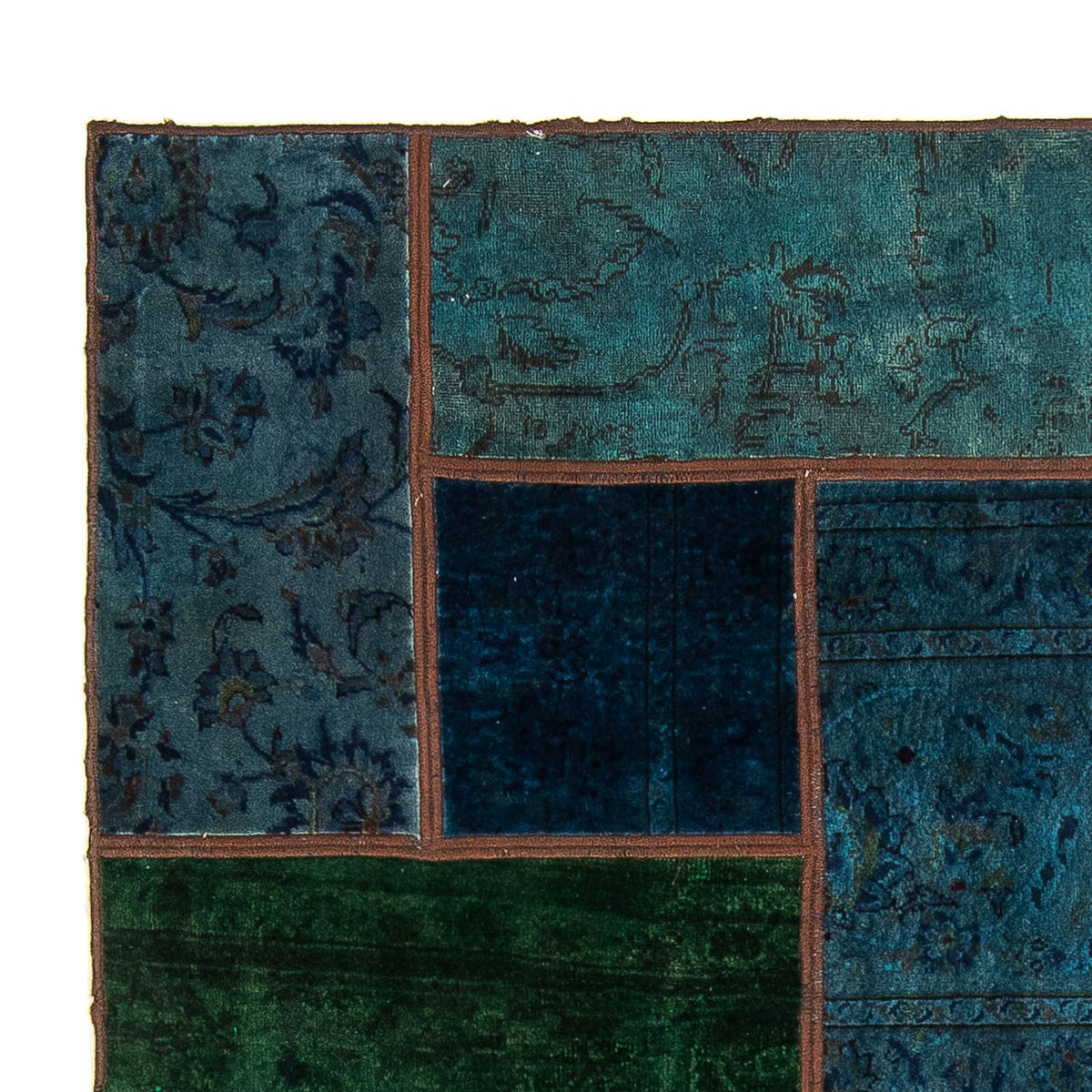 Tappeto Patchwork - 207 x 143 cm - multicolore