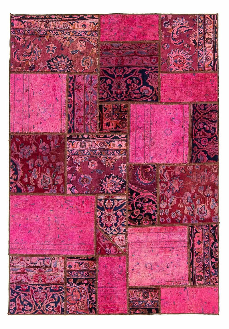 Tappeto Patchwork - 197 x 138 cm - multicolore