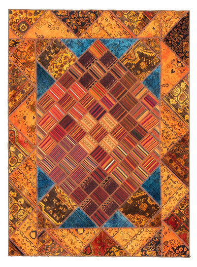 Tappeto Patchwork 176x234cm - Perserteppich Wollteppich