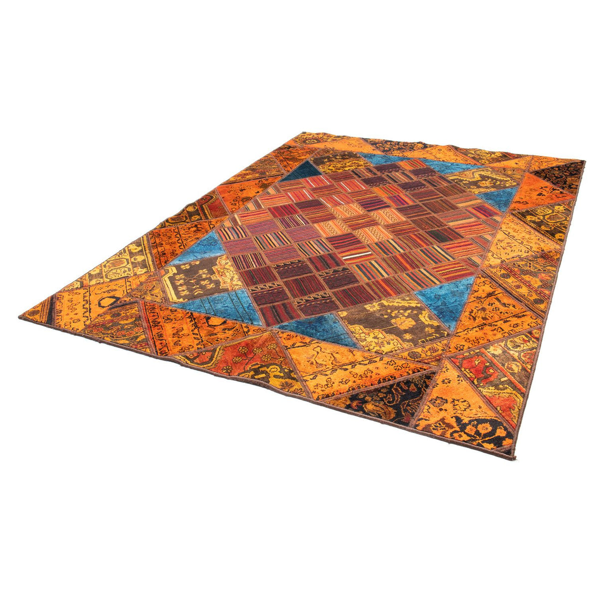 Tappeto Patchwork - 234 x 176 cm - multicolore