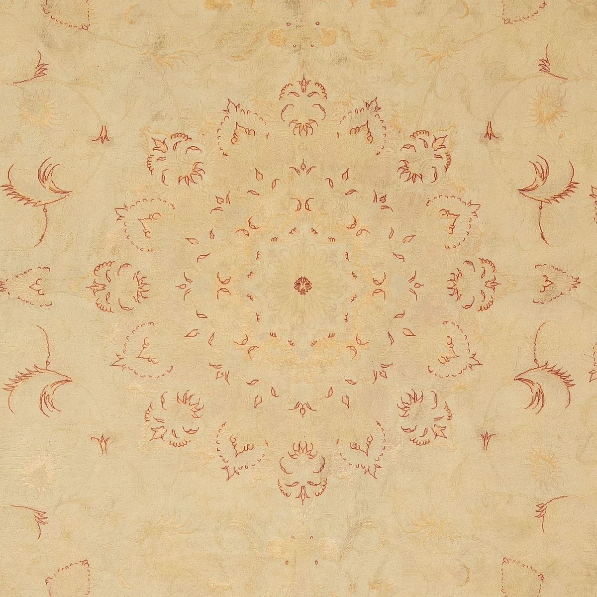 Tappeto Persero - Tabriz - Reale - 298 x 198 cm - marrone chiaro