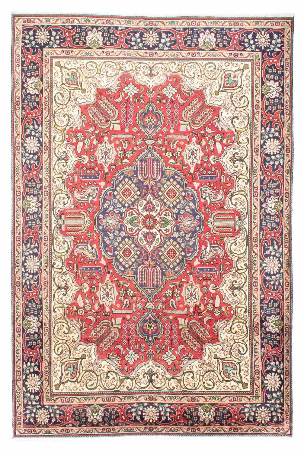 Tappeto Persero - Tabriz - 312 x 207 cm - rosso