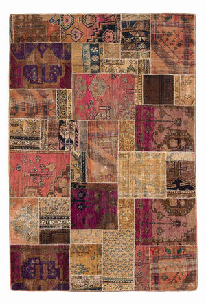 Tappeto Patchwork - 272 x 181 cm - multicolore