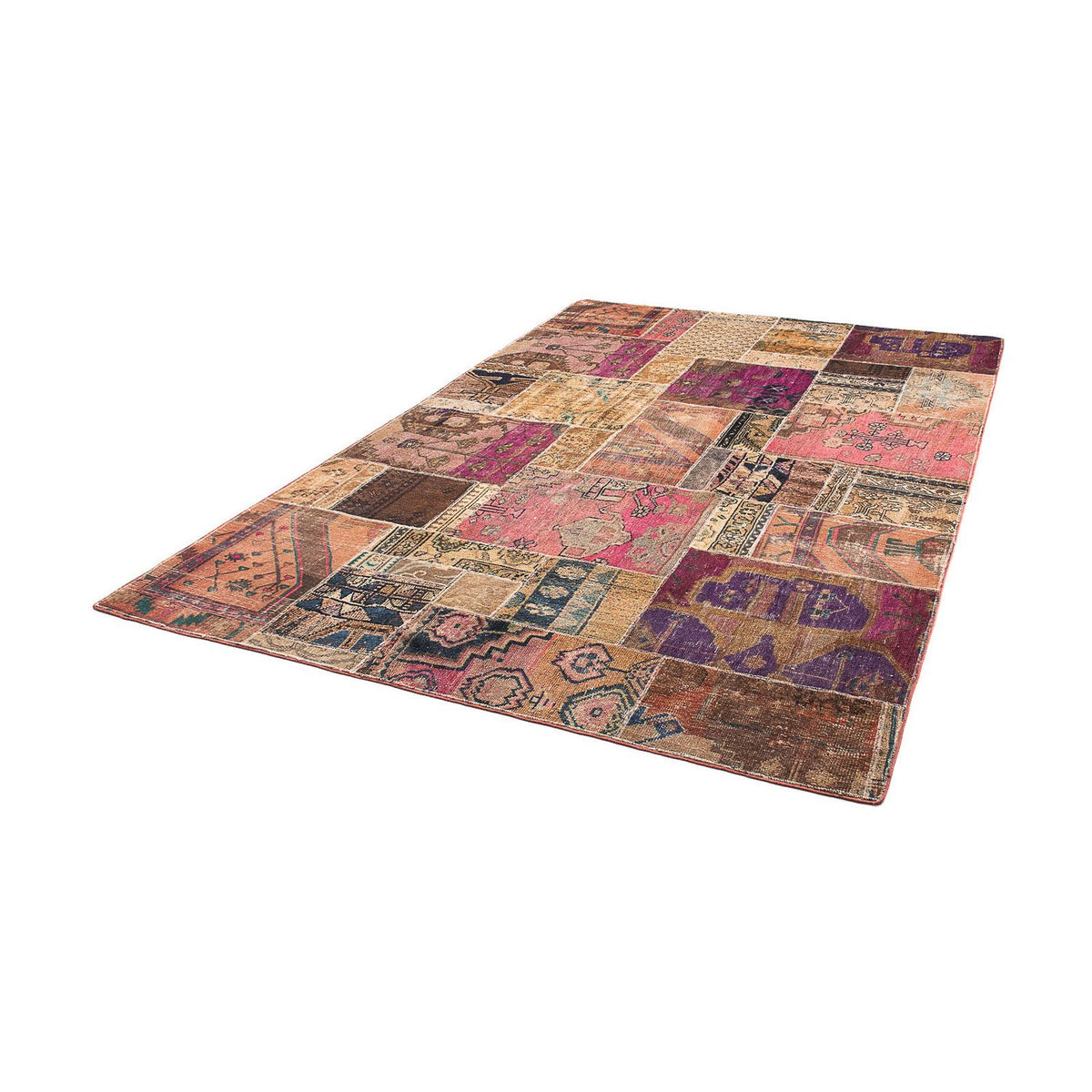 Tappeto Patchwork - 272 x 181 cm - multicolore