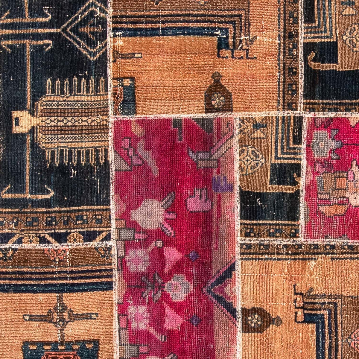 Tappeto Patchwork - 244 x 164 cm - multicolore