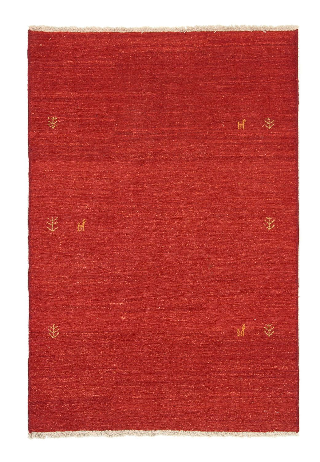 Tappeto Gabbeh - Persero - 174 x 118 cm - rosso