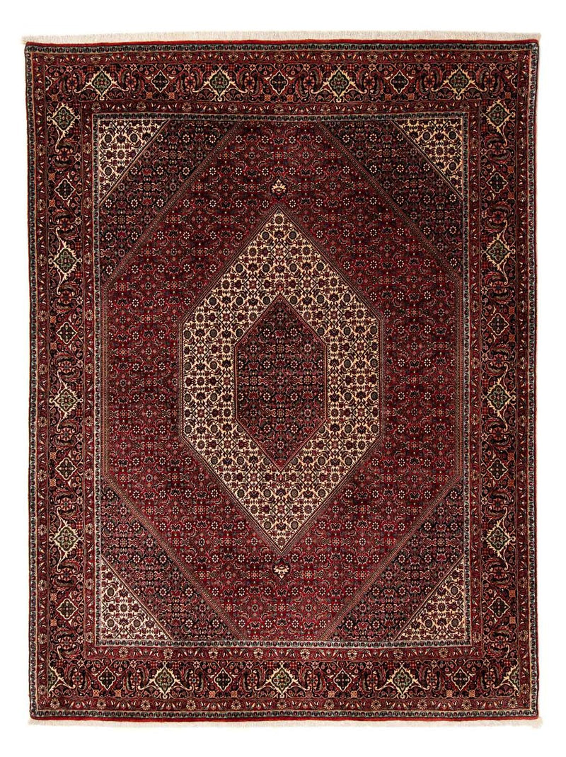Tappeto Persero - Bidjar - 251 x 201 cm - rosso scuro