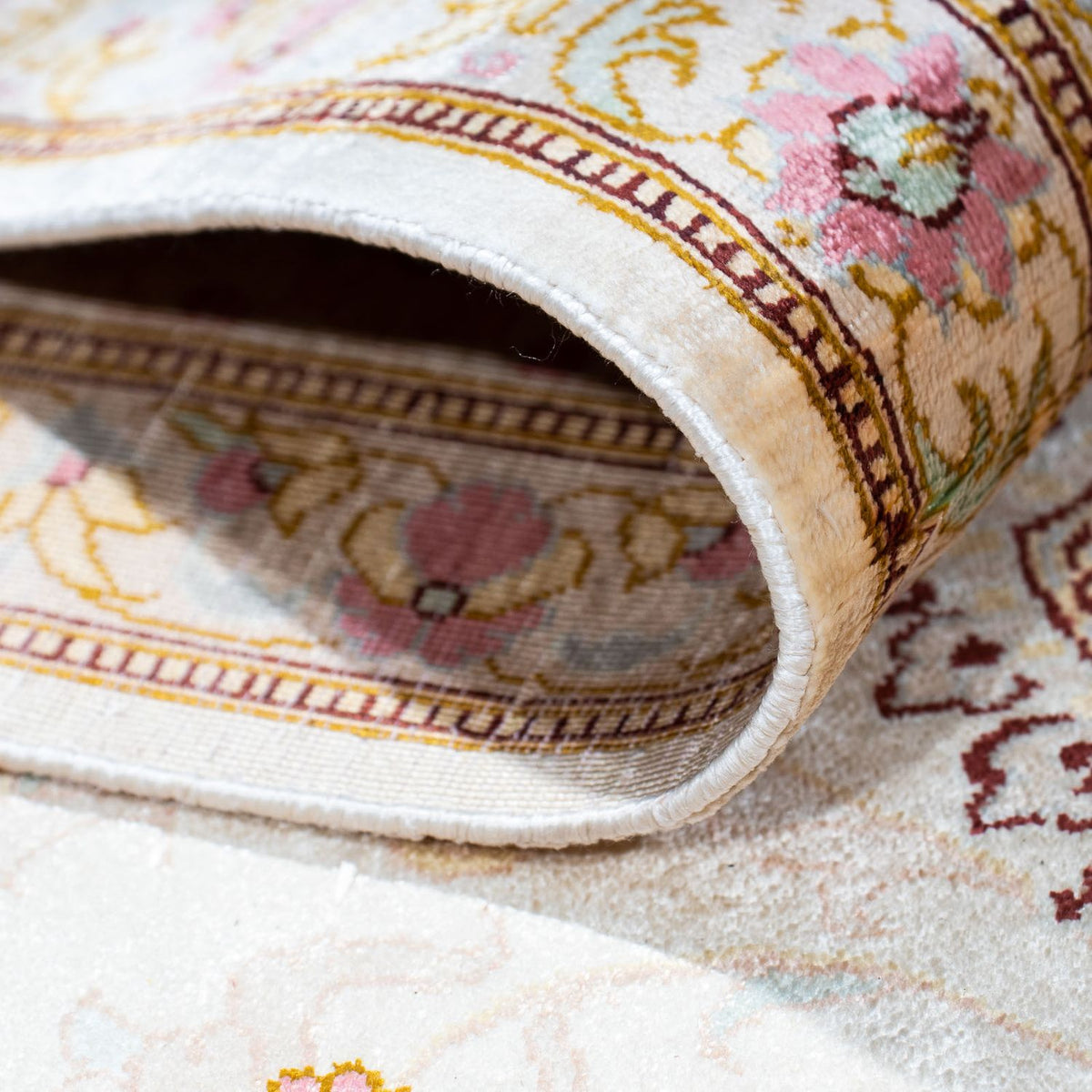 Tappeto Persero - Ghom - 235 x 157 cm - beige