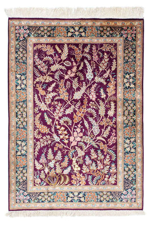 Tappeto Persero - Ghom - 144 x 97 cm - viola