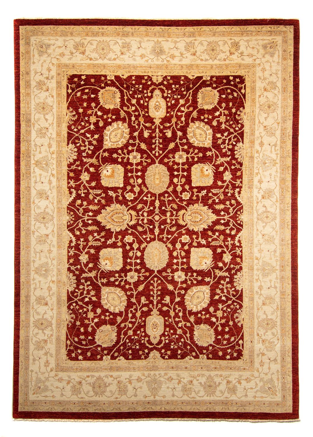 Tappeto Ziegler - 343 x 248 cm - rosso scuro