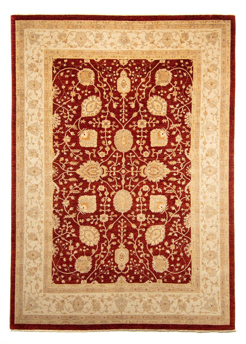 Tappeto Ziegler - 343 x 248 cm - rosso scuro