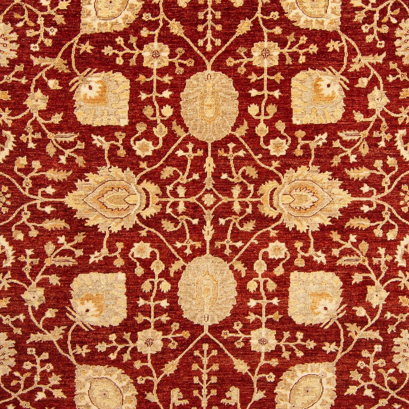 Tappeto Ziegler - 343 x 248 cm - rosso scuro