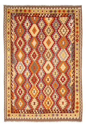 Tappeto Kelim - Splash - 296 x 195 cm - multicolore