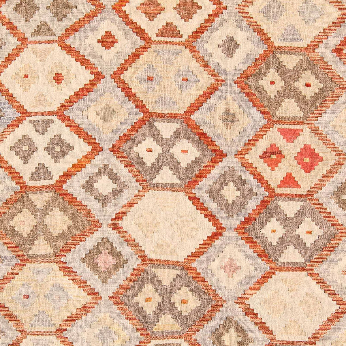 Tappeto Kelim - Splash - 285 x 198 cm - beige