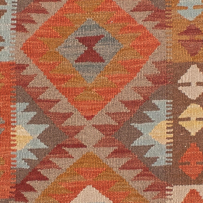 Tappeto corsia Tappeto Kelim - Splash - 296 x 76 cm - rosso chiaro