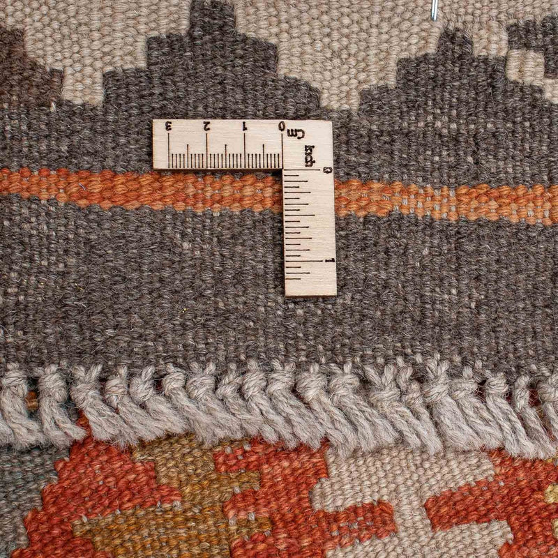 Tappeto corsia Tappeto Kelim - Splash - 296 x 76 cm - rosso chiaro