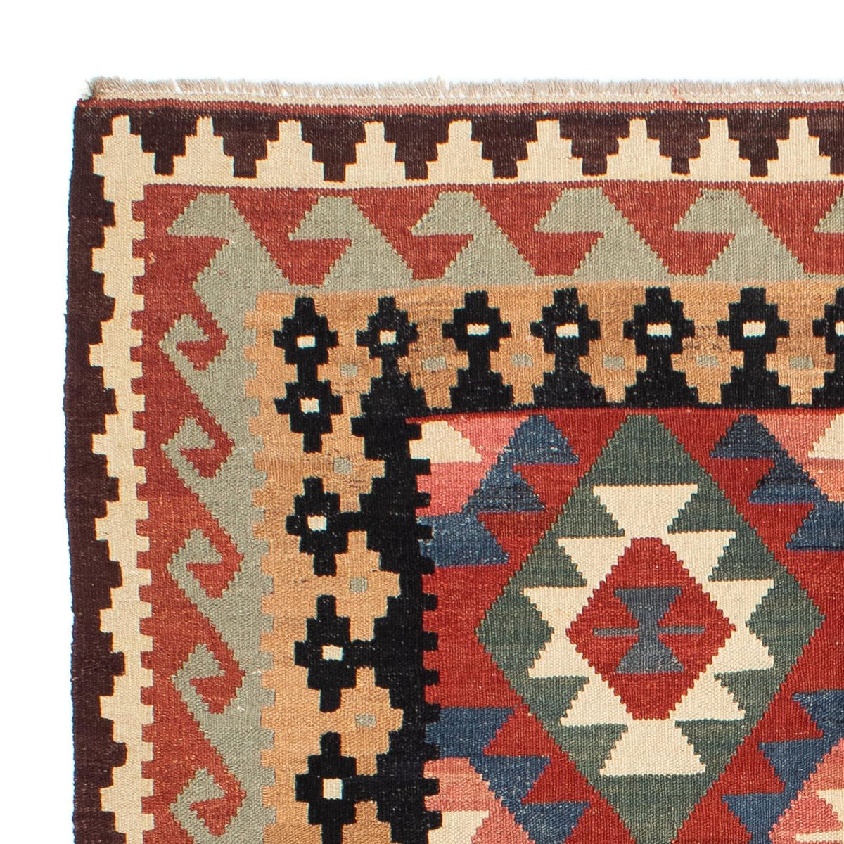 Tappeto Kelim - Splash - 207 x 155 cm - multicolore