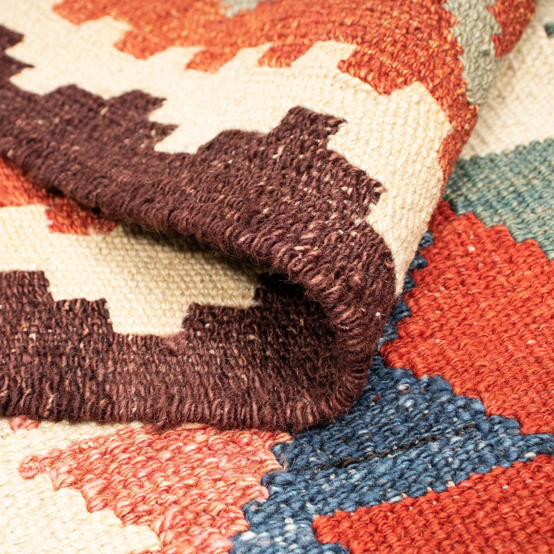 Tappeto Kelim - Splash - 207 x 155 cm - multicolore