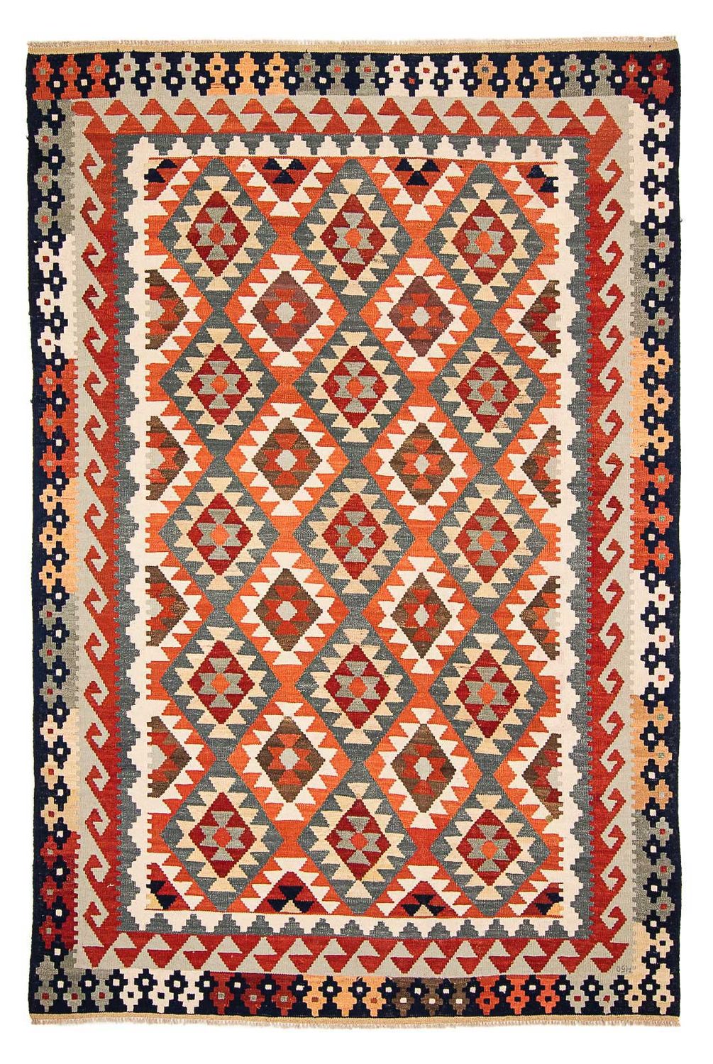 Tappeto Kelim - Splash - 301 x 207 cm - multicolore