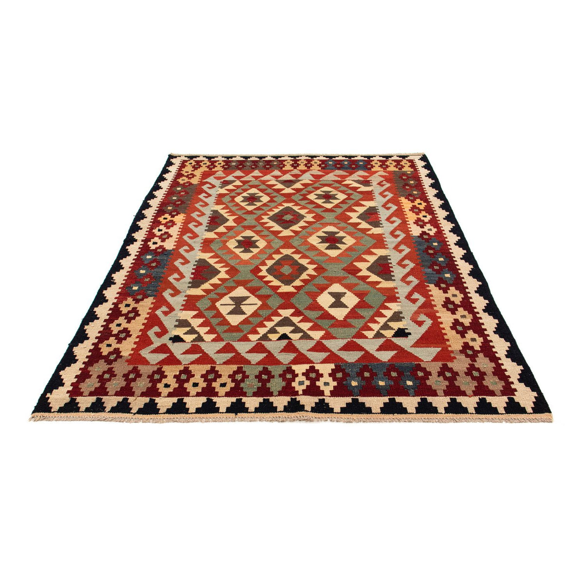 Tappeto Kelim - Splash - 215 x 157 cm - multicolore